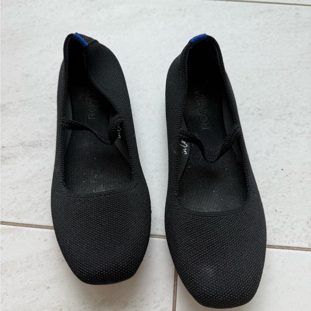 Rothy's Black and Blue Women's Flats